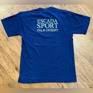 Vintage 90’s Escada Sport T Shirt Luxury Palm Desert 100% Authentic